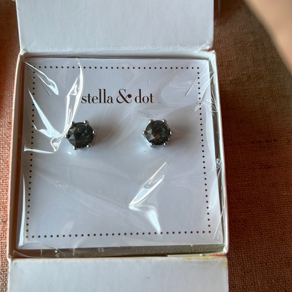Stella & Dot Smokey Studs